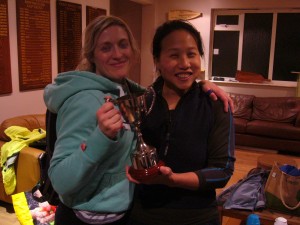 Kate and Sharon and the Best Crew Cup