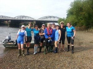 The WMAsD8 that didn't get a race at BMI - just off the water after a pre-race whizz down the course